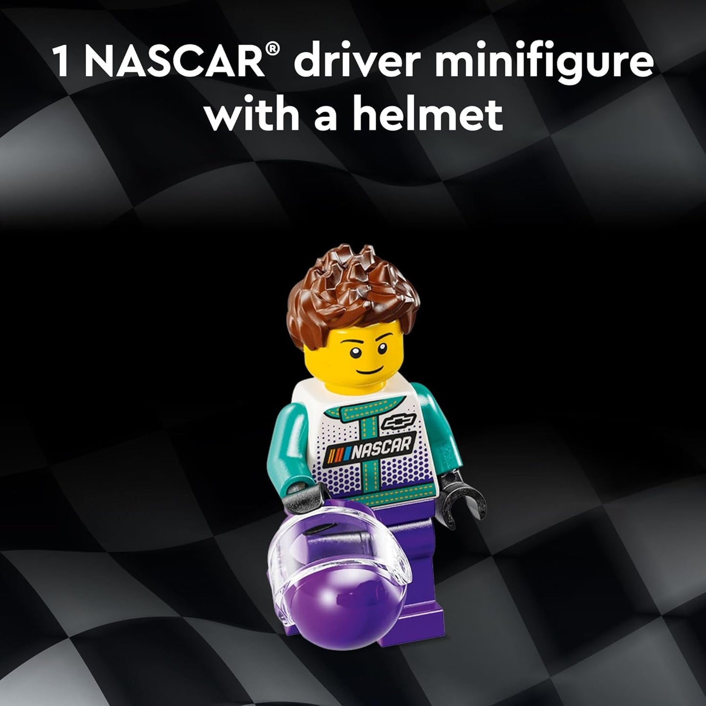 LEGO Speed Champions NASCAR Next Gen Chevrolet Camaro ZL1, Model Racecar Building Set