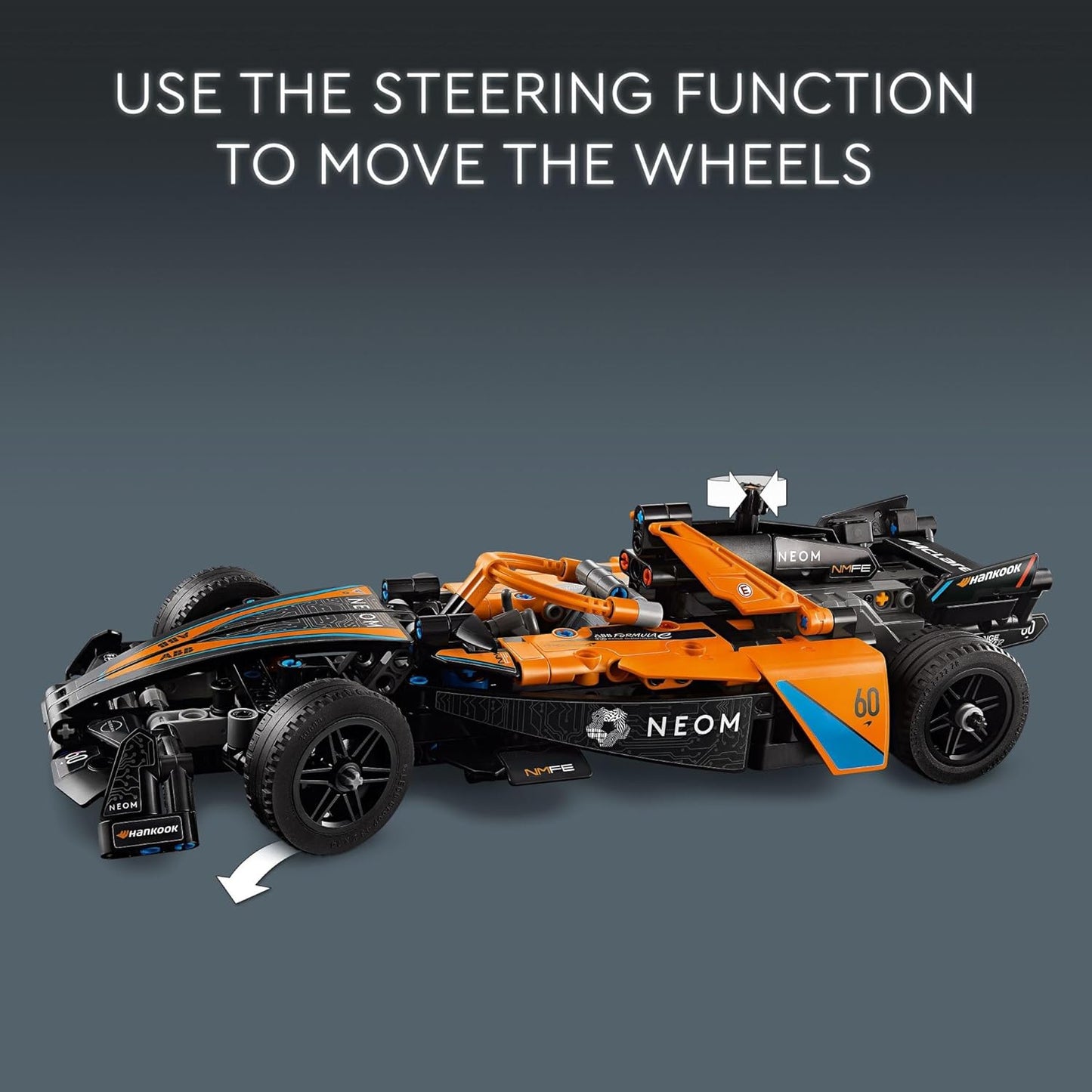 LEGO Technic NEOM Mclaren Formula E Toy Cars - Building Toy Set