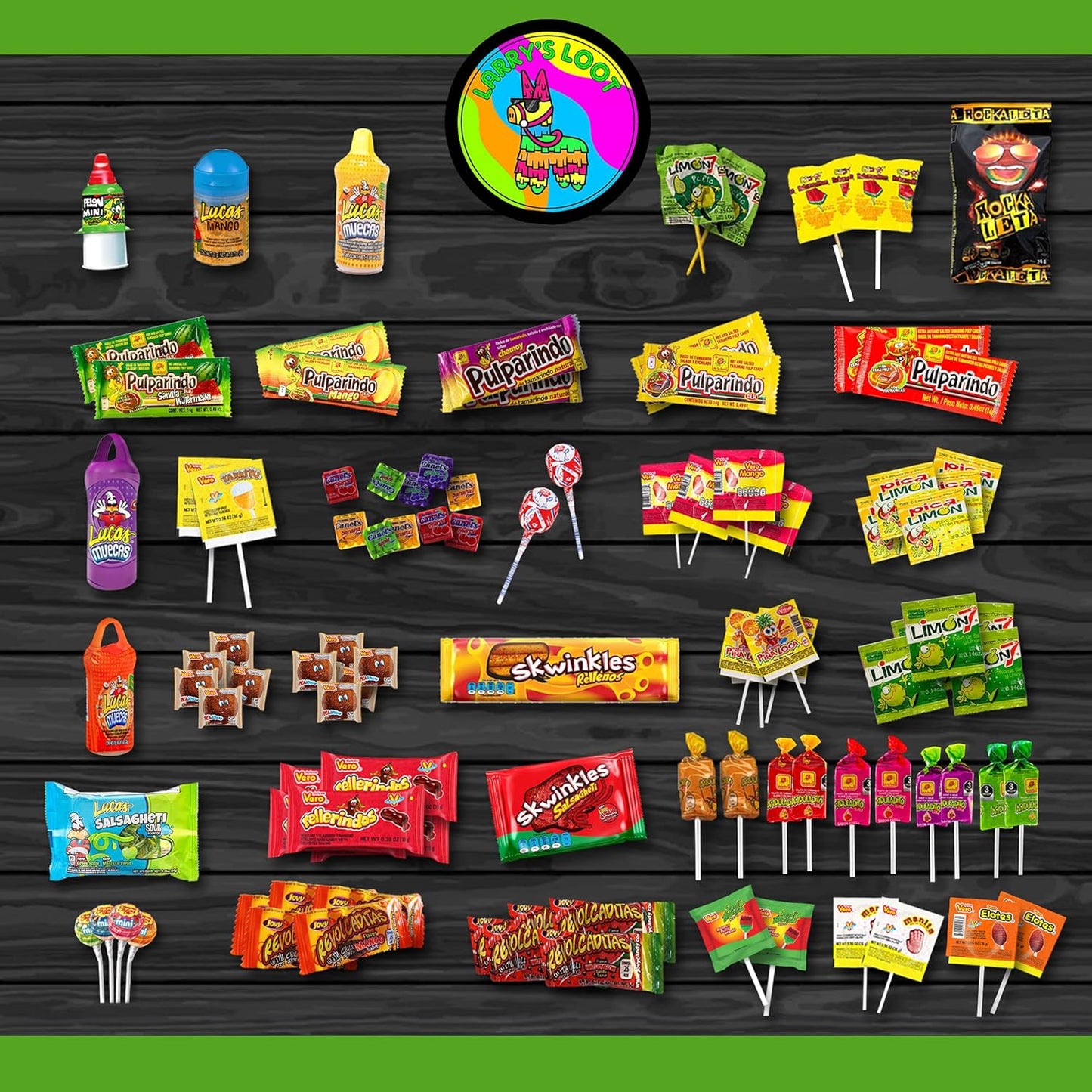 Mexican Candy LSL 100 Pieces (1.3Kg) Super Variety Pack