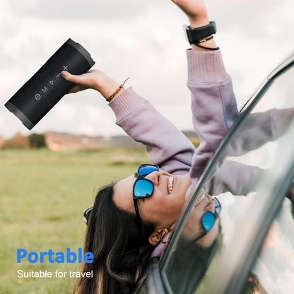 Speaker V40 Portable Wireless with IPX7 Waterproof & 24H Playtime, 24W Loud Stereo Sound, TWS Pairing and RGB Lights, Suitable for Outdoor and Home