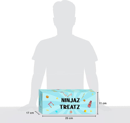 SHC 50 Pcs Japanese Candy & Snack POPIN COOKIN Ninjaz Treatz Box Set, Big Japanese Kitkat Assortment (10 Pieces per box )