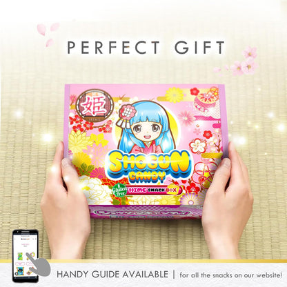 SHOGUN CANDY 40 Pcs Japanese Snacks and Japanese Candy, Popin Cookin Snack Boxes, Kawaii Anime Hime Box