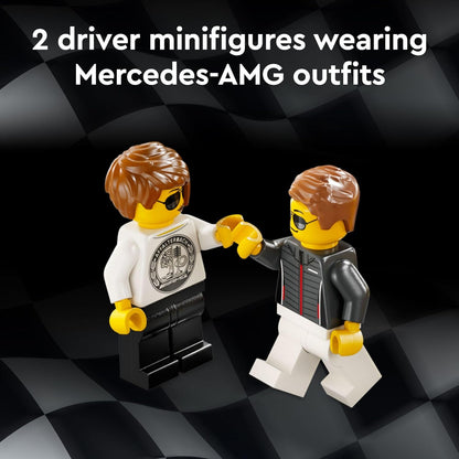 LEGO Speed Champions Mercedes-Amg G 63 & Mercedes-Amg SL 63 F1  2 Building Sets with 2 Driver Minifigures