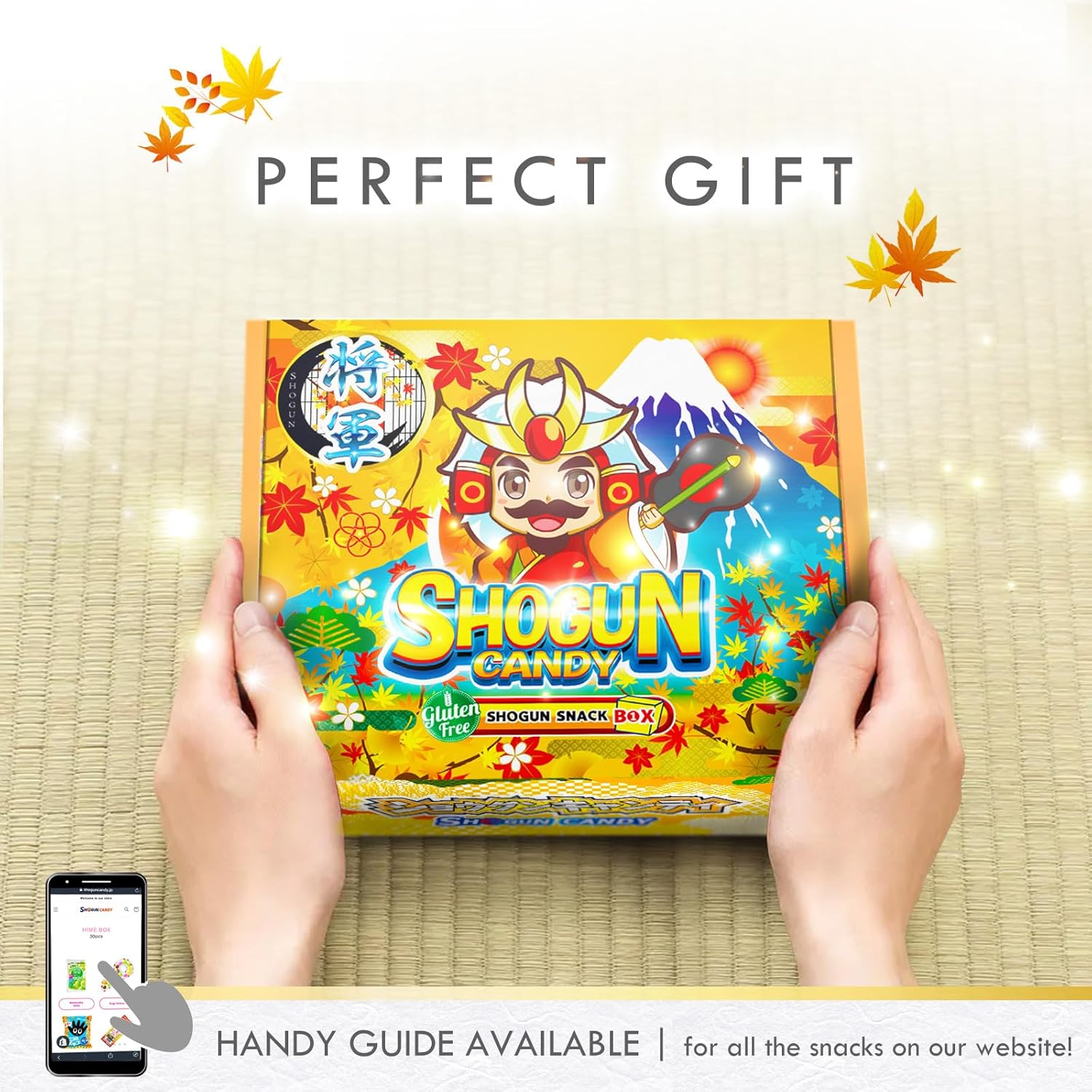 SHOGUN CANDY 40 Pcs Japanese Snacks and Japanese Candy, Popin Cookin Snack Boxes, Kawaii Anime Shogun Box