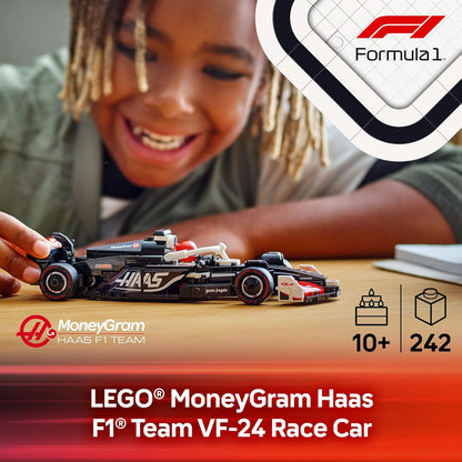 LEGO Speed Champions Moneygram Haas F1 Team VF-24 Race Car Toy Building Set 