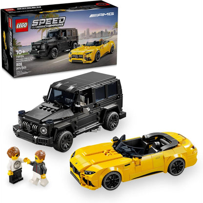 LEGO Speed Champions Mercedes-Amg G 63 & Mercedes-Amg SL 63 F1  2 Building Sets with 2 Driver Minifigures