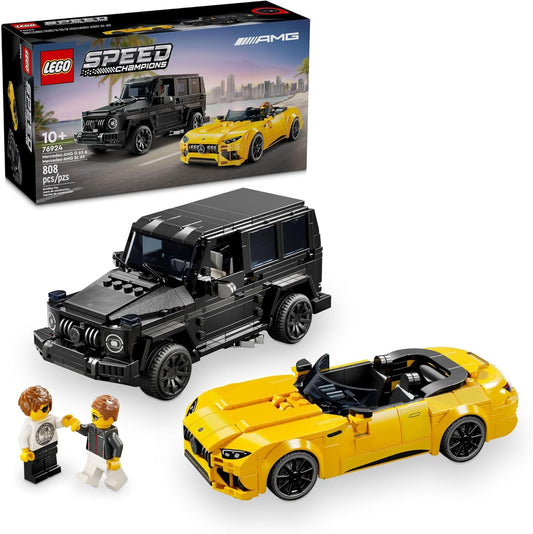 LEGO Speed Champions Mercedes-Amg G 63 & Mercedes-Amg SL 63 F1  2 Building Sets with 2 Driver Minifigures