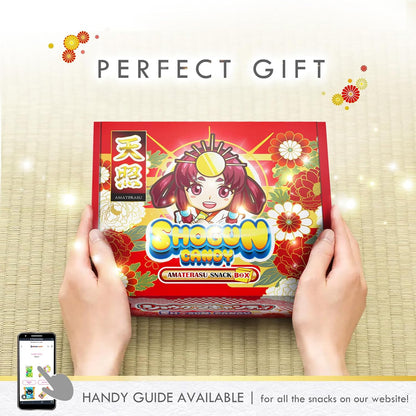 SHOGUN CANDY 40 Pcs Japanese Snacks and Japanese Candy, Popin Cookin Snack Boxes, Kawaii Anime Amaterasu
