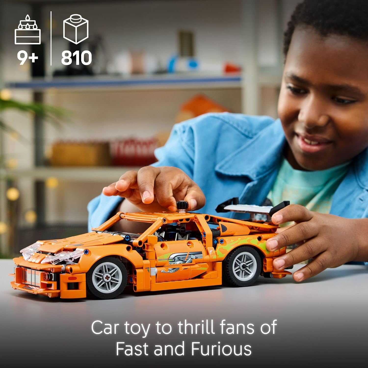 LEGO Technic Fast and Furious Toyota Supra MK4 Building Kit - Creative Gift for Fast and Furious Car Fans 