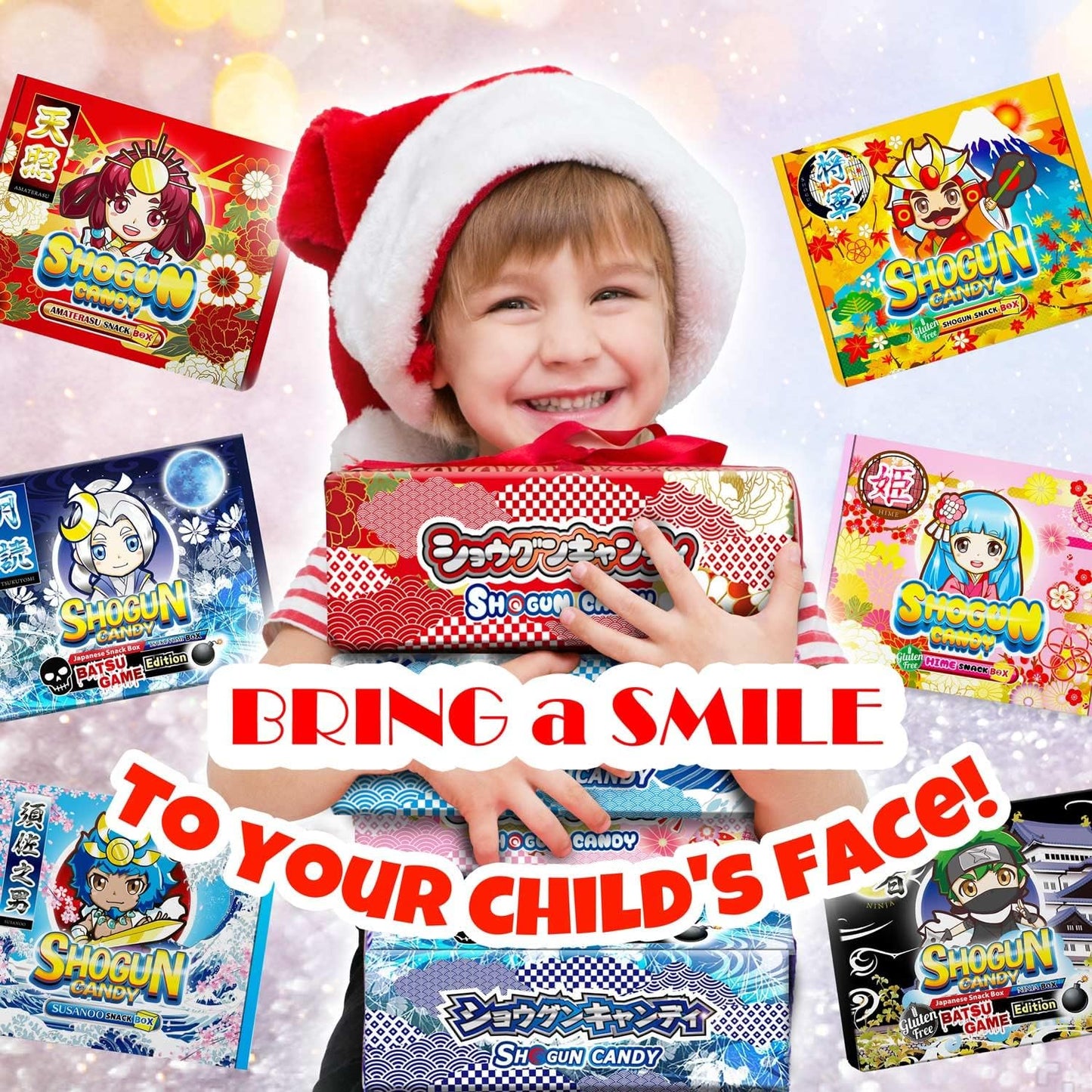 SHOGUN CANDY 40 Pcs Japanese Snacks and Japanese Candy, Popin Cookin Snack Boxes, Kawaii Anime Susanoo