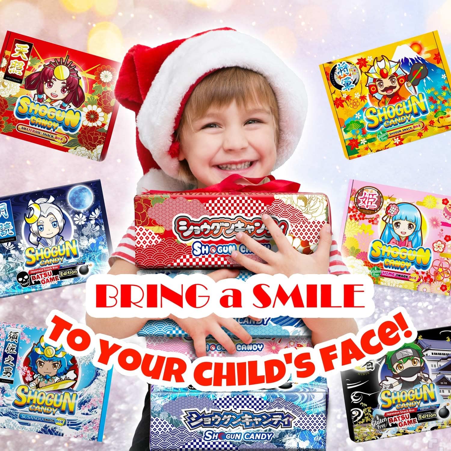 SHOGUN CANDY 40 Pcs Japanese Snacks and Japanese Candy, Popin Cookin Snack Boxes, Kawaii Anime Susanoo