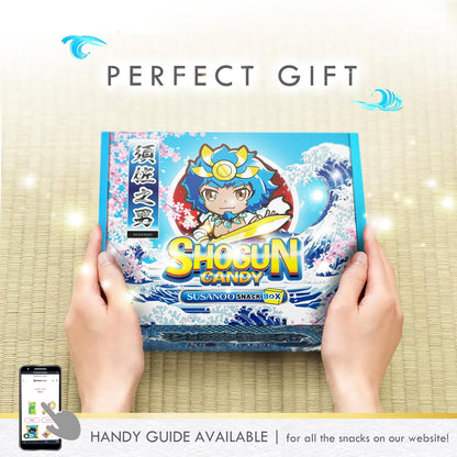 SHOGUN CANDY 40 Pcs Japanese Snacks and Japanese Candy, Popin Cookin Snack Boxes, Kawaii Anime Susanoo
