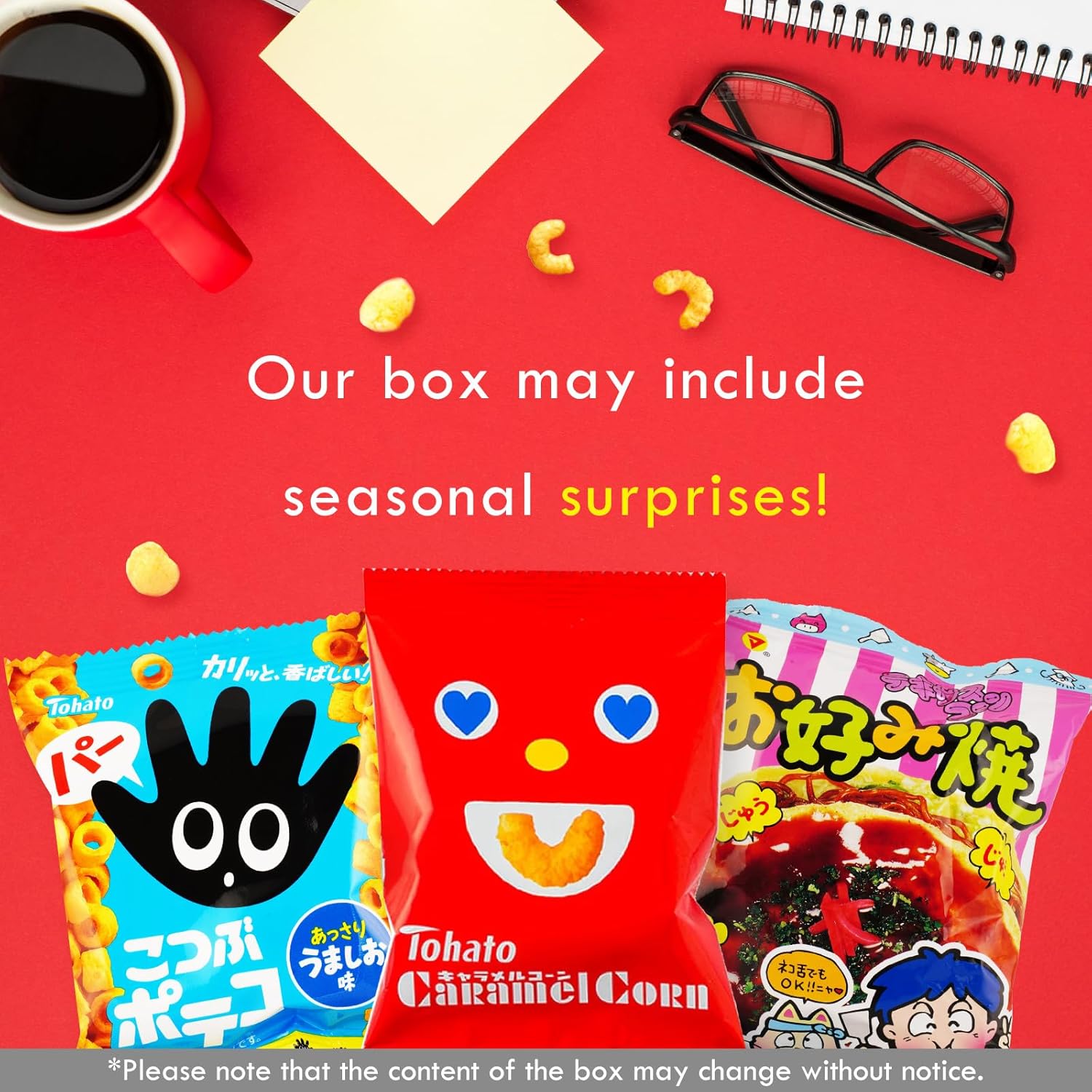SHOGUN CANDY 40 Pcs Japanese Snacks and Japanese Candy, Popin Cookin Snack Boxes, Kawaii Anime Amaterasu