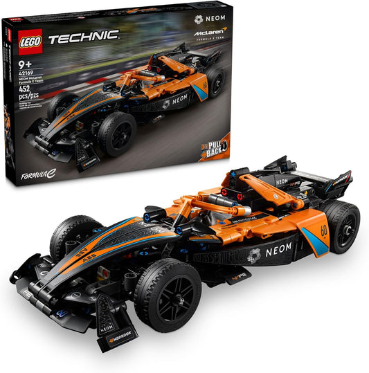 LEGO Technic NEOM Mclaren Formula E Toy Cars - Building Toy Set