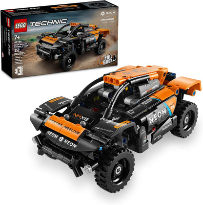 LEGO Technic NEOM Mclaren Extreme E Race Off-Road Pull Back Car Toy 