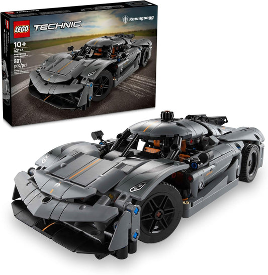 LEGO Technic Koenigsegg Jesko Absolut Grey Hypercar Sports Car Building Toy Set