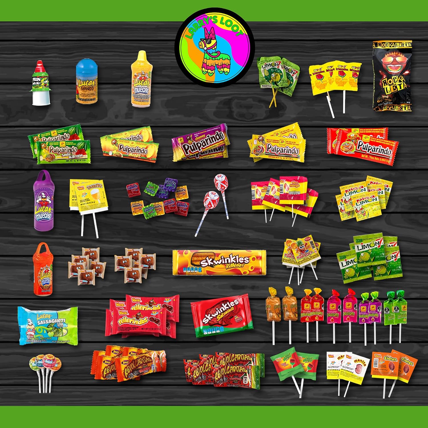 Mexican Candy LSL 100 Pieces (1.3Kg) Super Variety Pack